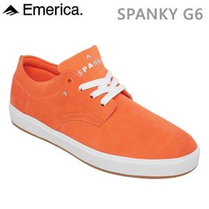 エメリカ スニーカー EMERICA SPANKY G6(ケビンスパンキー)/ ORANGE スケボーシューズ スケートボード 靴 emerica｜websports