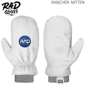 RAD GLOVES ラッドグローブ  RANCHER MITTEN  SPACE WHITE ミトングローブ  スキー スノーボード グローブ｜websports