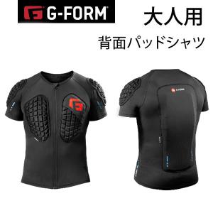 プロテクター　大人　背面パッド　背骨　G-FORM　MX360 IMPACT SHIRT 　半袖シャツ　ブラック   ジーフォーム　PROTECTOR  プロテクター｜websports