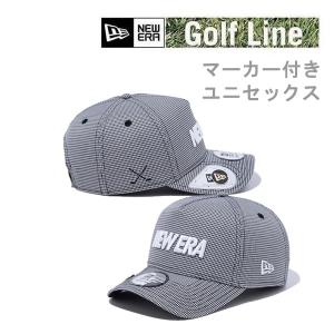 ニューエラ ゴルフ キャップ  マーカー付き 9FORTY On Par ハウンズトゥース ホワイト (13327888)NEWERA 日本正規品