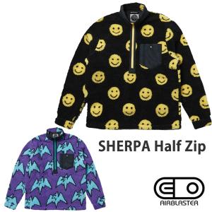 エアブラスター  ●Mサイズのみ　SHERPA HALF ZIP  フリースジャケット AIRBLASTER ミッドレイヤー｜websports