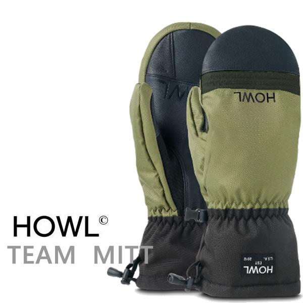 スノーボード グローブ ミトン HOWL グローブ TEAM MITT / OLIVE（22-23 ...