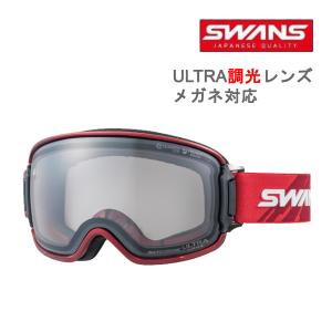 スワンズ スキーゴーグル ULTRA 調光レンズ RIDGELINE-MDH-CU-LG マットチタンレッド MTR (22-23 2023)SWANS ゴーグル｜websports