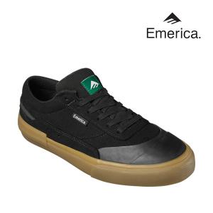 エメリカ スニーカー EMERICA VULCANO(ヴルカーノ) BLACK-GREY-GUM スケボーシューズ スケートボード 靴 emerica｜websports