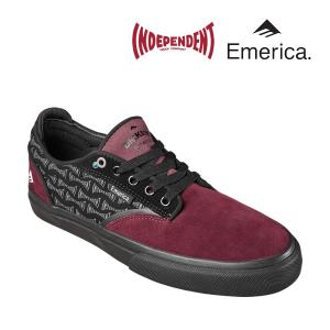 エメリカ スニーカー EMERICA DICKSON X INDEPENDENT RED-BLACK スケボーシューズ スケートボード 靴 emerica｜websports