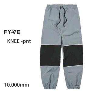 FYVE ファイブ スノーボード ウェア パンツ　KNEE -pant / GREY-BLACK  (22-23 2023)   FIVE  スノーボード　パンツ｜websports