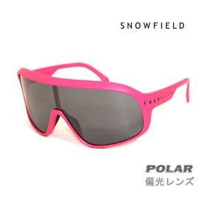 SNOWFIELD 偏光サングラス SF-08 マットピンク MTP シルバーミラー×偏光スモークレンズ スノーフィールド 山本光学製 スキー＆スノーボード 釣り｜websports