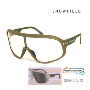 SNOWFIELD 調光サングラス SF-09 サンドオリーブ SOL 調光クリアtoスモークレンズ スノーフィールド 山本光学製 スキー＆スノーボード 釣り｜WebSports