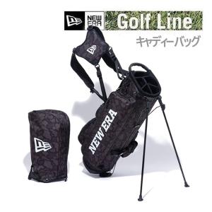 ニューエラ ゴルフバッグ キャディーバッグ スタンド式 ブラックハンターカモ(13517851)NEWERA ゴルフ｜websports