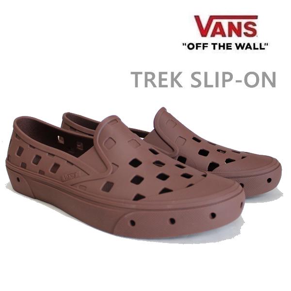 バンズ スニーカー スリッポン(水陸両用)VANS TREK SLIP-ON /ROOTBEER (...