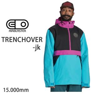 エアブラスター ウェア　23-24　TRENCHOVER -jacket  / BLUEBIRD-MAGENTA BLACK  ジャケット　(2023-2024)　AIR blaster  スノーボード  メンズ｜websports