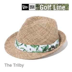 ニューエラ ゴルフ ハット  The Trilby Seagrass グログランバンド ホワイトペイズリー シルバーピン(13517842)NEWERA 日本正規品｜websports