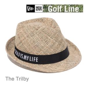 ニューエラ ゴルフ ハット  The Trilby Seagrass グログランバンド ブラック シルバーピン(13517843)NEWERA 日本正規品｜websports