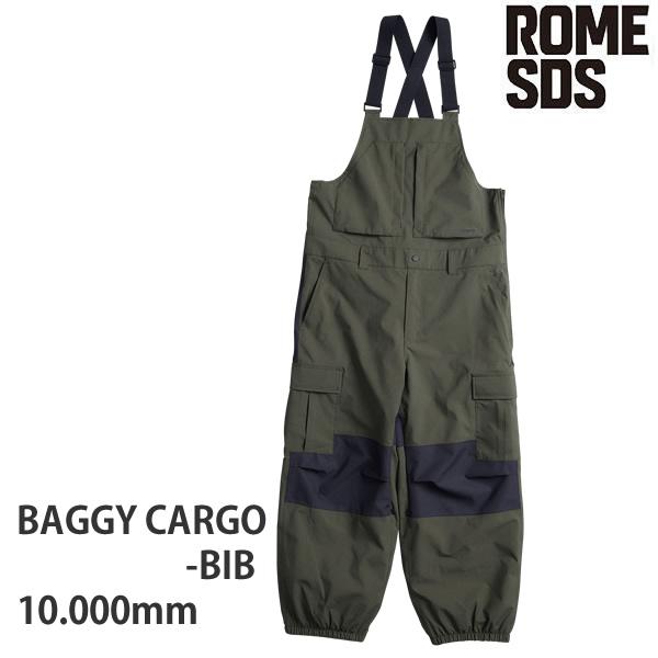 ROME ローム　ウェア　23-24　BAGGY CARGO BIB -pant  ビブパンツ / ...