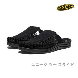 KEEN キーン ユニーク ツー スライド UNEEK 2 SLIDE BLACK BLACK サンダル メンズ 日本正規品｜websports