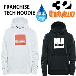 THIRTYTWO 32  23-24 スノーボードウェア メンズ　撥水アパレル　FRANCHISE TECH HOODIE    サーティーツー スノーボード・ウエア