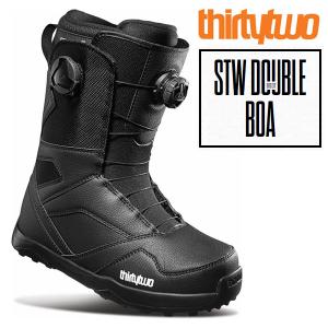 サーティーツー THIRTYTWO 32   STW -DOUBLE BOA 　ストウ ダブルボア / ブラック (23-24 2024）スノーボード ブーツ 日本正規品【C1】｜websports