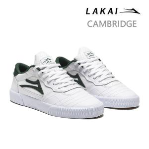 ラカイ スニーカー LAKAI CAMBRIDGE / WHITE/PINE LEATHER ラカイ スケシュー｜websports