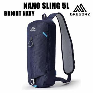 グレゴリー NANO SLING 5L  ナノスリング 5Ｌ  ブライトネイビー   145284D243　男性女性  GREGORY  ショルダー　ボディバッグ｜websports