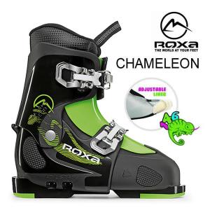 ROXA ロクサ ジュニア スキーブーツ 現行モデル CHAMELEON BOY アルミバックル サイズアジャスト式 子供用 フリースタイルスキー ブーツ｜websports