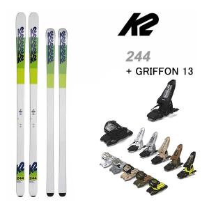 K2 ケーツー フリースタイルスキー 244 トゥーフォーフォー (23-24 2024)  + 24 マーカー GRIFFON 13 ID 90mm ブレーキ｜websports