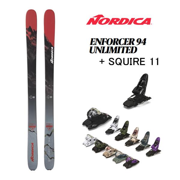ノルディカ スキー板 nordica ENFORCER 94 (23-24 2024) + 24 マ...