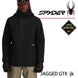23-24モデル SPYDER　スパイダー　ゴアテックススキーウェア　JAGGED SHELL-jacket　ジャケット / BLACK  2024  GORETEX　スキーウェア｜websports