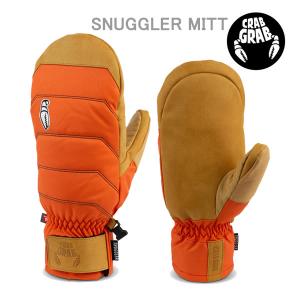 クラブグラブ グローブ SNUGGLER MITTEN / ORANGE CONTRAST (23-24 2024)CRABGRAB スノーボード グローブ ミトン｜websports