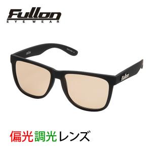 fullon サングラス 偏光 調光レンズ GREEN LABEL FGL004-1 Rubber finish  MATTE BLACK -BROWN  フローン サングラス｜websports