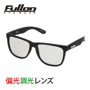 fullon サングラス 偏光 調光レンズ GREEN LABEL FGL004-2 Rubber finish  MATTE BLACK -GREY  フローン サングラス｜websports