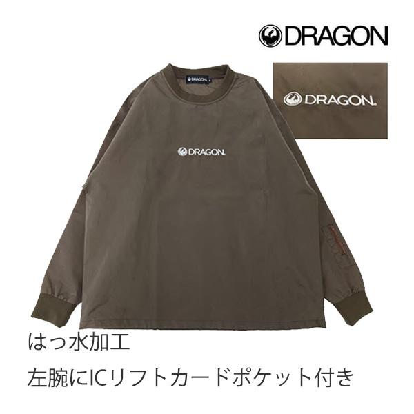 スノーボード ジャケット ドラゴン DRAGON NYLON SHELL CREW / BROWN ...