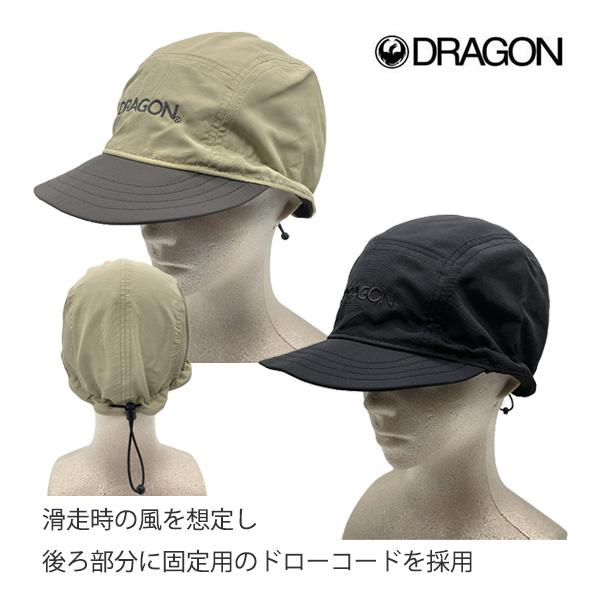 スノーボード キャップ 帽子 ドラゴン DRAGON RIDING CAP ドローコード付き