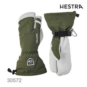 ヘストラ 3フィンガー スキーグローブ ミトン ヘリ スキー 3-FINGER / OLIVE（30572-870) (23-24 2024) hestra heli ski｜websports