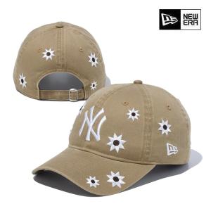 ニューエラ キャップ 9TWENTY MLB Flower Embroidery ヤンキース ブリティッシュカーキ (13751075)  NEWERA  正規品 帽子｜websports