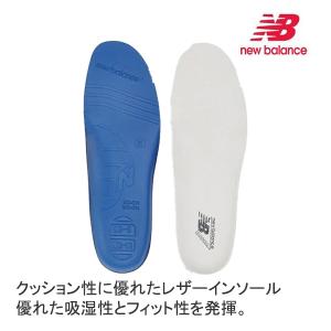 ニューバランス インソール new balance クッショニングレザーインソール(LAM35716-GR) 衝撃吸収 中敷き｜websports