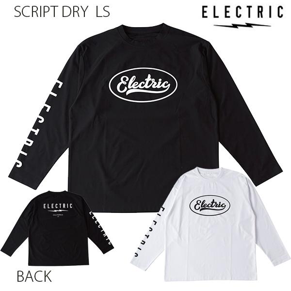 ELECTRIC エレクトリック　吸水速乾　 ロングスリーブTシャツ　SCRIPT DRY L/S ...