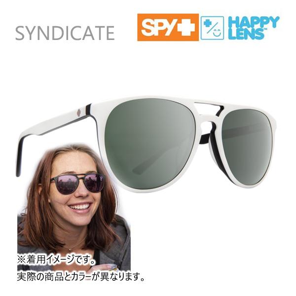 スパイ サングラス SPY SYNDICATE MATTE WHITE BLACK-HAPPY GR...
