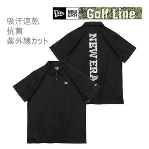 ニューエラ ゴルフウェア 半袖 鹿の子 ポロシャツ Vertical Bandana Logo ブラック(14109037)日本正規品 newera ゴルフウェア｜websports