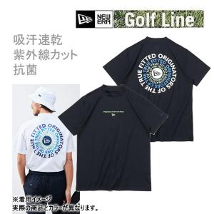 ニューエラ ゴルフ モックネック 半袖 鹿の子 ミッドネック Tシャツ Circle OOTTF ネイビー(14109053)日本正規品 NEWERA｜websports