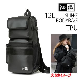 ニューエラ ボディバッグ スリングボディバッグ 12L TPU ブラック(14108396) newera SLING BODY BAG カバン ショルダーバッグ｜WebSports