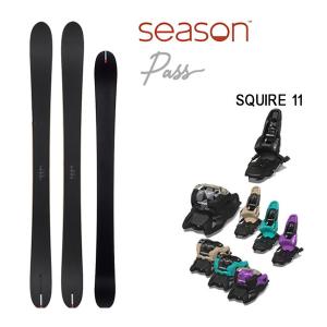 season eqpt. 2025 AERO -Black- エアロ スキー板 単品 (板のみ