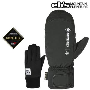 ebs エビス スノーボード ゴアテックス ミトングローブ GORETEX OLGA / BLACK スノーボード