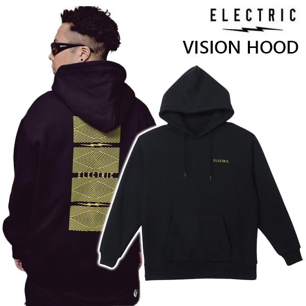 エレクトリック スノーボード パーカー ELECTRIC VISION HOOD BLACK YEL...