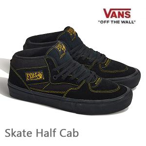 VANS スケート ハーフキャブスニーカー VANS（ヴァンズ） スケート ハーフキャブ ブラック/ブラック USモデル