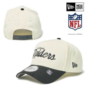 ニューエラ キャップ NHL 9FORTY サマーコーデュロイ ラスベガス レイダース / クロームホワイト (14744961) 940 NEWERA  正規品｜WebSports