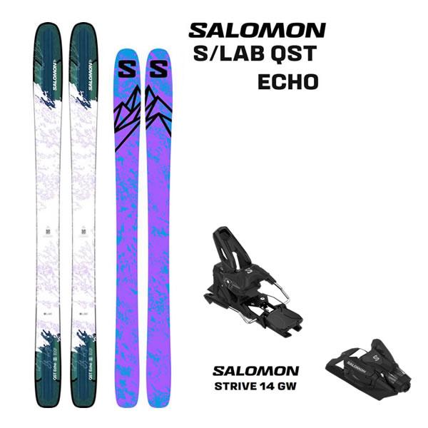 サロモン スキー板 S/LAB QST ECHO + 27 サロモン STRIVE 14 GW 11...