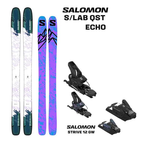 サロモン スキー板 S/LAB QST ECHO + 27 サロモン STRIVE 12 GW 11...