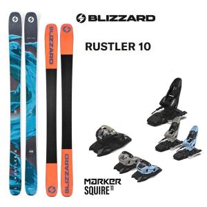 【予約】ブリザードスキー RUSTLER 10 (26-27 2027) + 27 マーカー SQUIRE 11 (110mm ) blizzard スキー 爆買