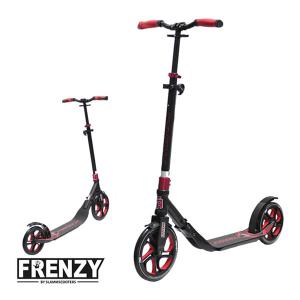 アウトレット品 キックボード FRENZY フレンジー  FR250  Red  レッド  250mmビッグウィール＆フットブレーキ搭載 大人用 キックスクーター  正規販売店 爆買
