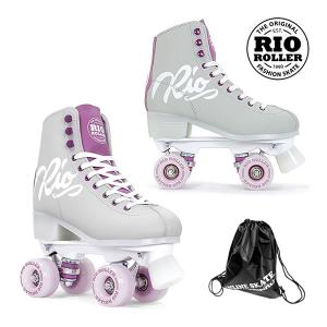 RIO ROLLER クワッドスケート  SCRIPT  Grey×Purple  ローラースケート｜websports